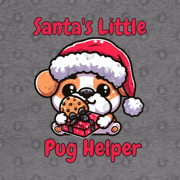 Merry Pugmas Funny Christmas Santa Pug Owner by Japanese Fever